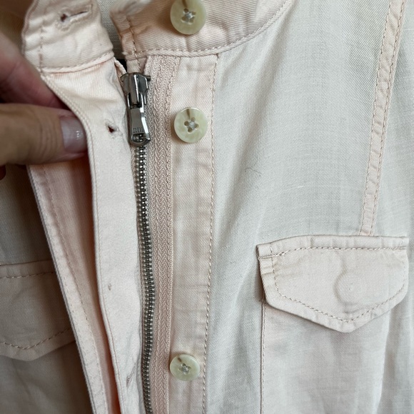 🆕 🌸 NWOT Talbots Blush Pink Utility Safari Jacket – Women’s Size 4 - Picture 9 of 14